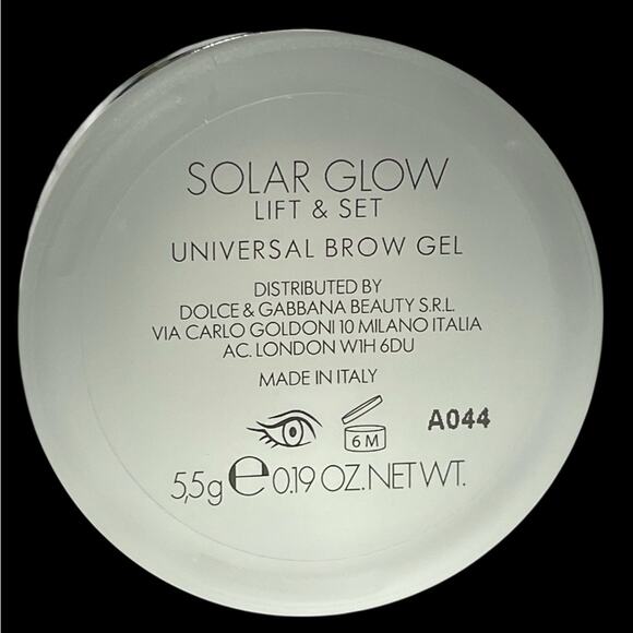 Dolce & Gabbana Solar Glow Lift & Set Brow Gel - NIB .19 OZ - Picture 2 of 2